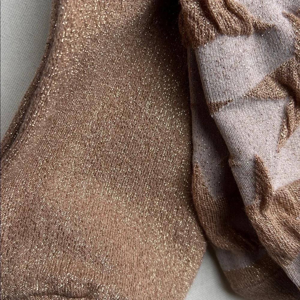 American Eagle Outfitters Boyfriend Star Shimmer Socks 2 Pack